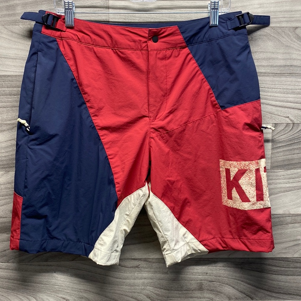 KITH MADISON SHORTS RED/NAVY/OFF WHITE SS18